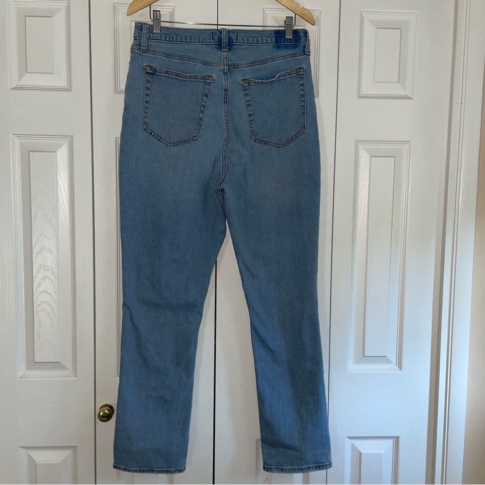 Abercrombie & fitch the ‘90s slim straight ultra high rise W32/14R/L31 - Picture 5 of 13